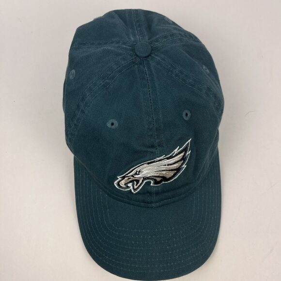 Philadelphia Eagles NFL Hat Green Strapback Adjustable Cap Cotton Football - Picture 3 of 9